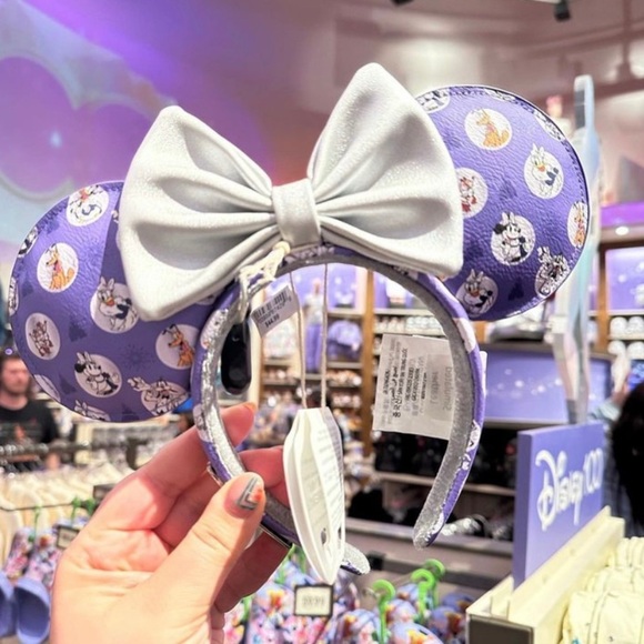 Disney100 Centennial Loungefly Minnie ears headband - Picture 2 of 15